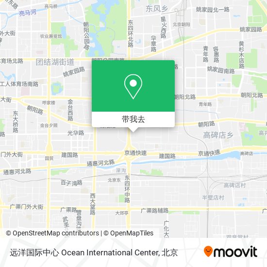 远洋国际中心 Ocean International Center地图