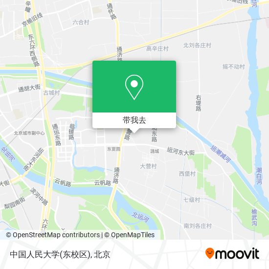 中国人民大学(东校区)地图