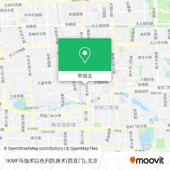 IKMF马伽术以色列防身术(西直门)地图