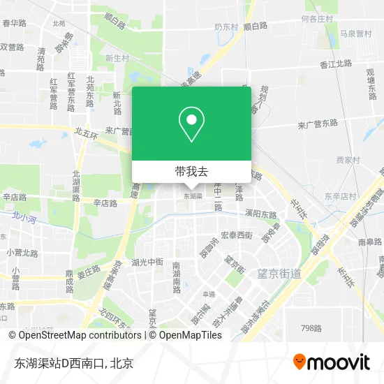 东湖渠站D西南口地图