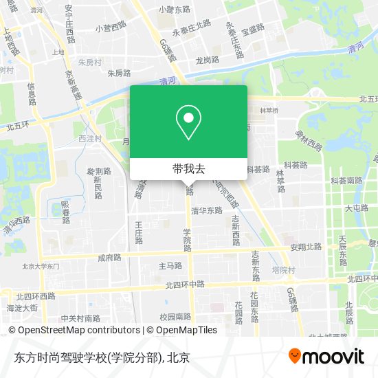 东方时尚驾驶学校(学院分部)地图