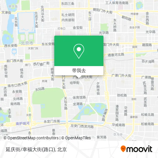 延庆街/幸福大街(路口)地图