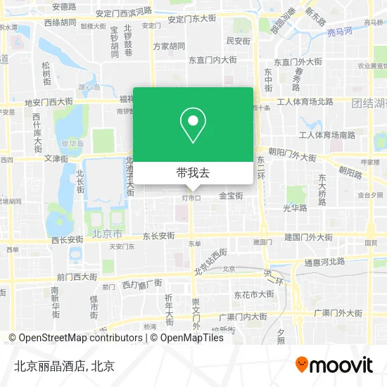 北京丽晶酒店地图