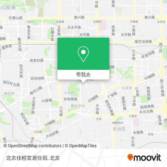 北京佳程宜居住宿地图