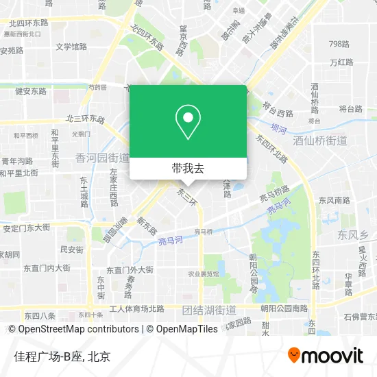 佳程广场-B座地图
