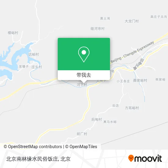 北京南林缘水民俗饭庄地图