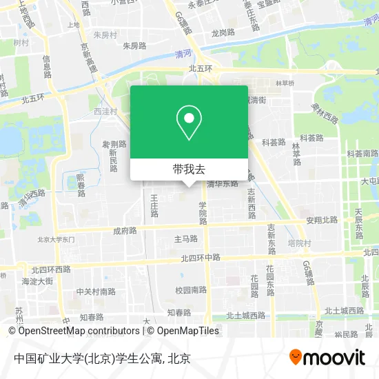 中国矿业大学(北京)学生公寓地图
