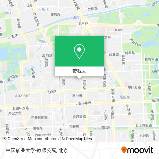 中国矿业大学-教师公寓地图
