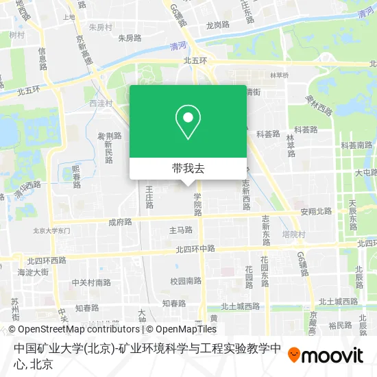 中国矿业大学(北京)-矿业环境科学与工程实验教学中心地图