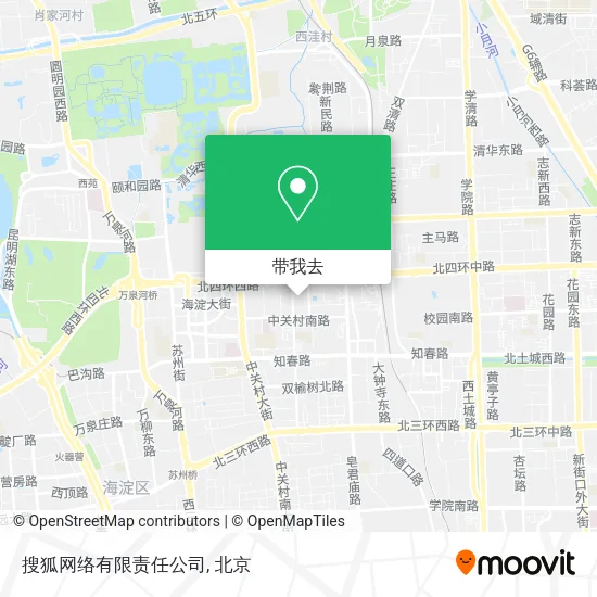 搜狐网络有限责任公司地图