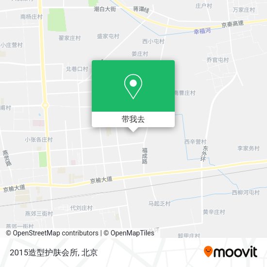 2015造型护肤会所地图