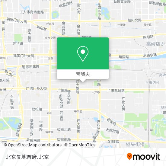 北京复地首府地图