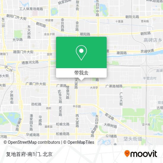 复地首府-南1门地图