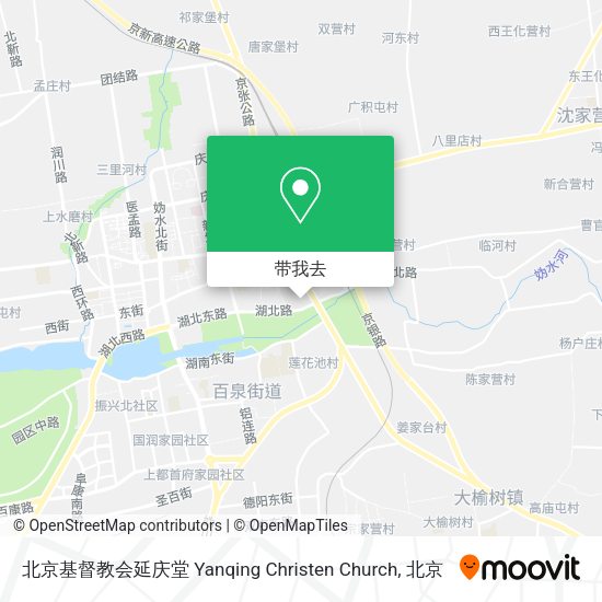 北京基督教会延庆堂 Yanqing Christen Church地图