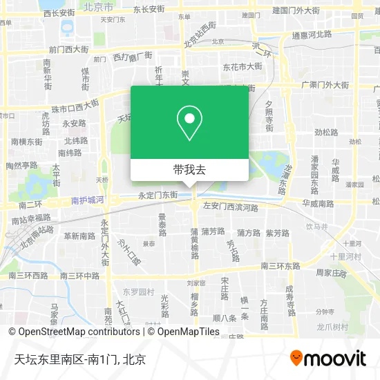 天坛东里南区-南1门地图