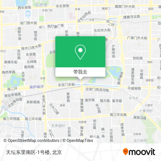 天坛东里南区-1号楼地图
