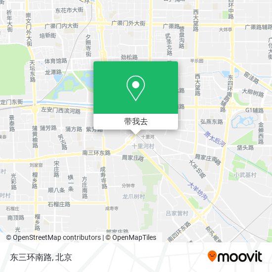 东三环南路地图