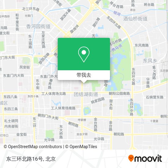 东三环北路16号地图