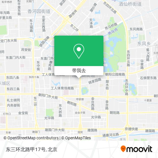 东三环北路甲17号地图