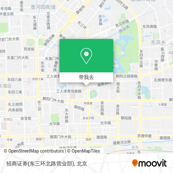 招商证券(东三环北路营业部)地图