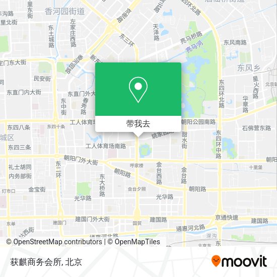 获麒商务会所地图