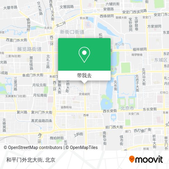 和平门外北大街地图