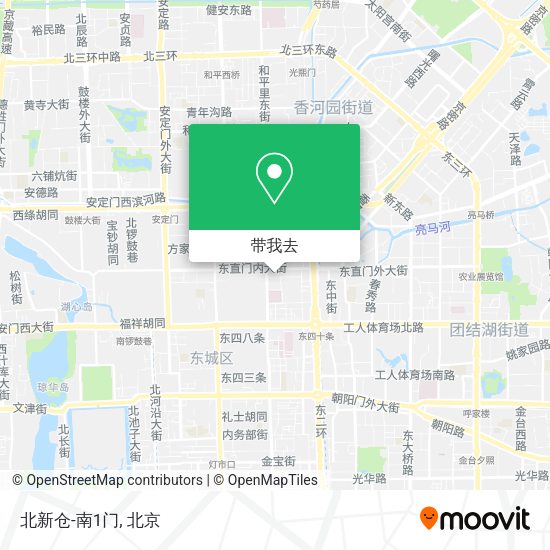 北新仓-南1门地图