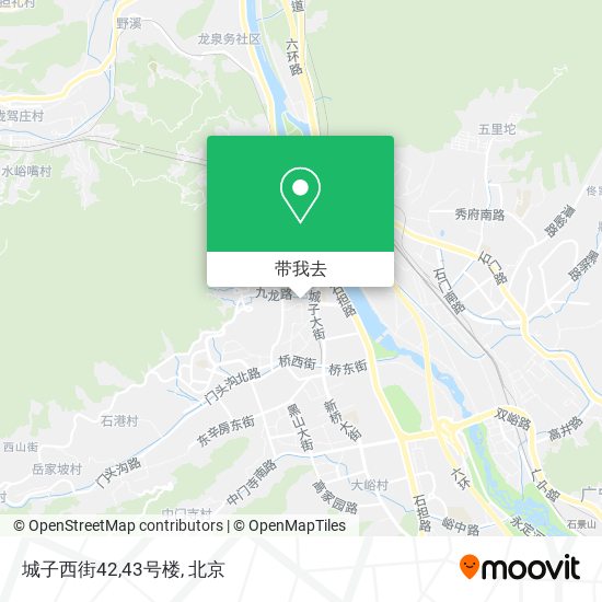 城子西街42,43号楼地图