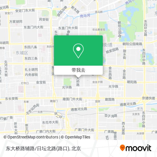 东大桥路辅路/日坛北路(路口)地图