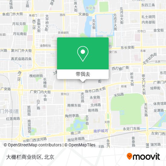 大栅栏商业街区地图