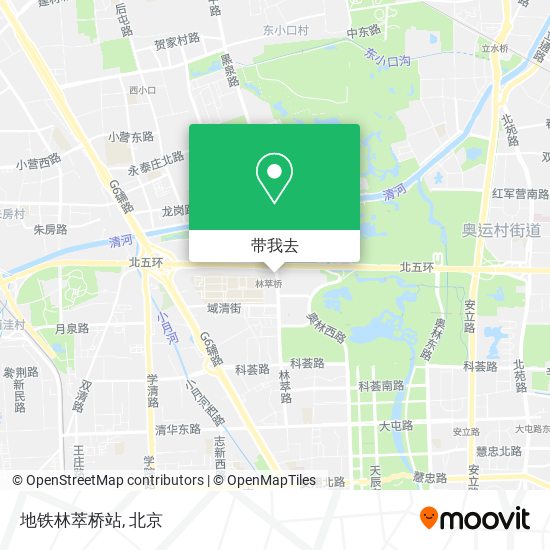 地铁林萃桥站地图
