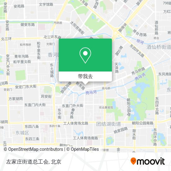 左家庄街道总工会地图