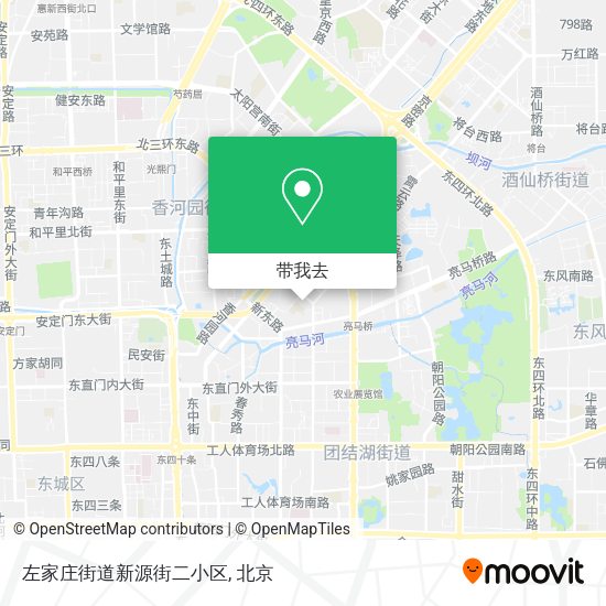左家庄街道新源街二小区地图