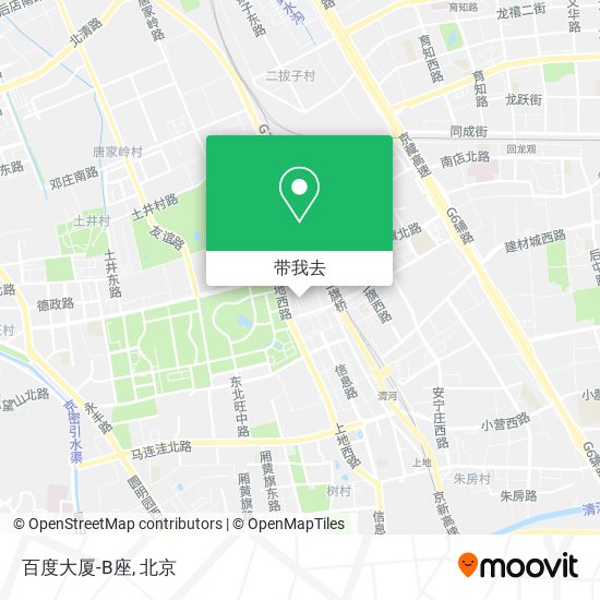 百度大厦-B座地图