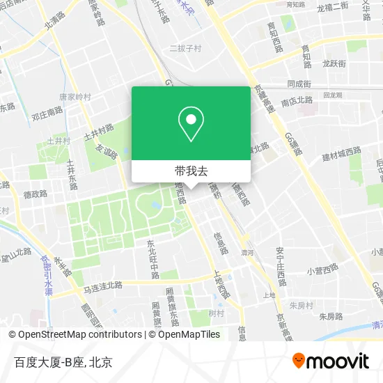 百度大厦-B座地图