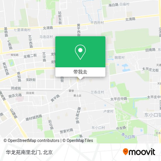 华龙苑南里北门地图