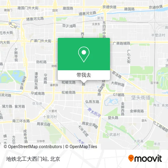 地铁北工大西门站地图