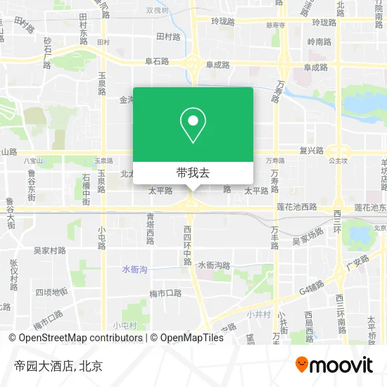 帝园大酒店地图