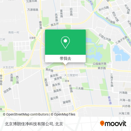 北京博朗佳净科技有限公司地图