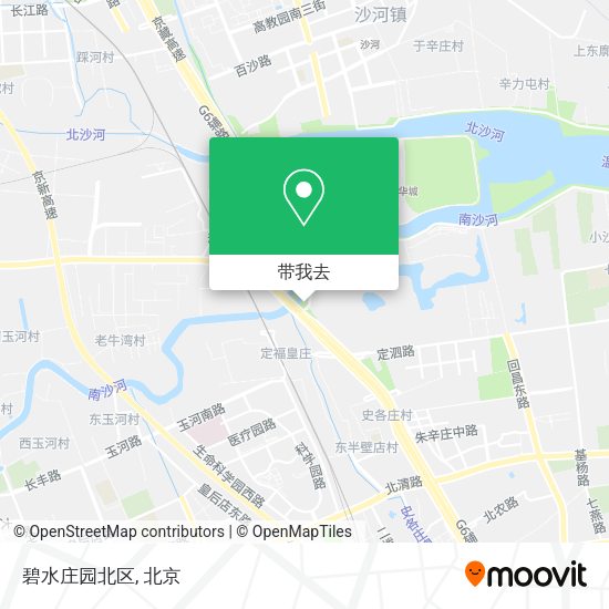 碧水庄园北区地图