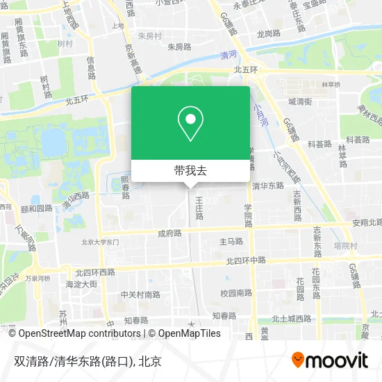 双清路/清华东路(路口)地图