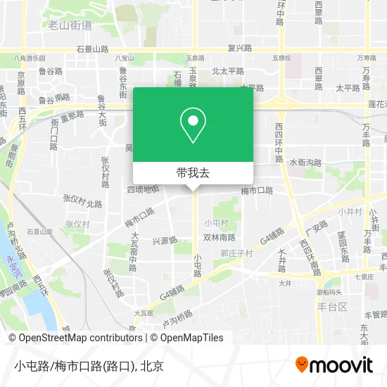 小屯路/梅市口路(路口)地图