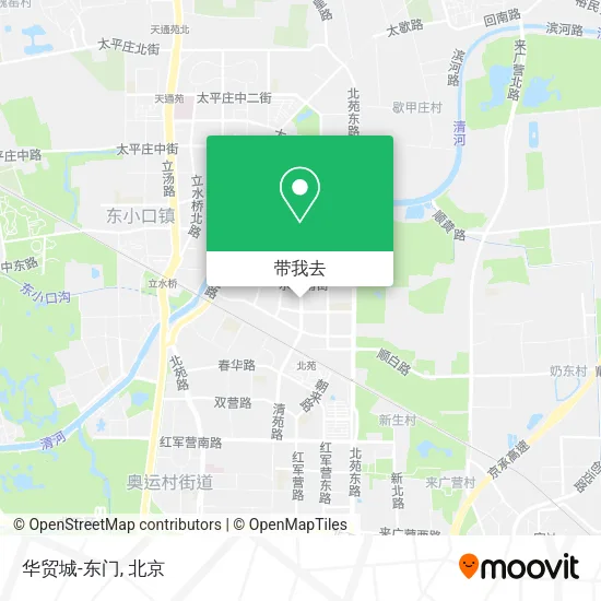 华贸城-东门地图