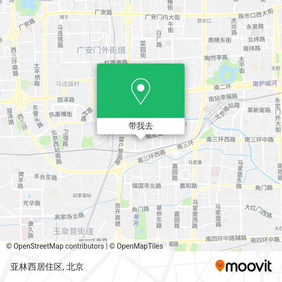 亚林西居住区地图