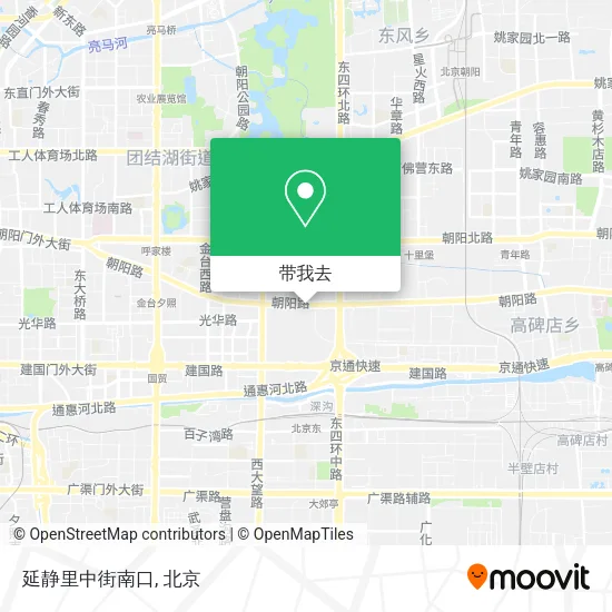 延静里中街南口地图
