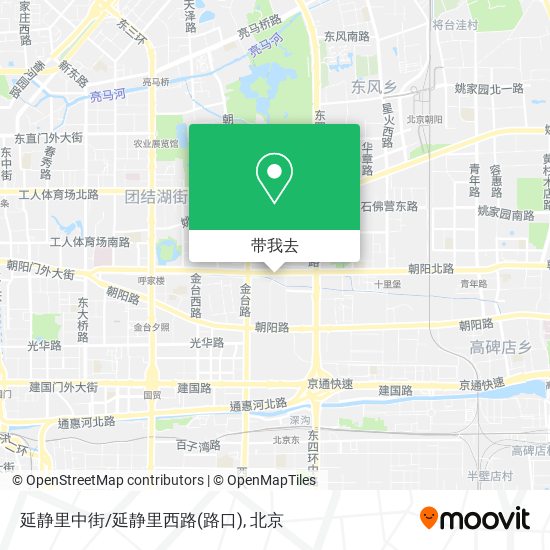 延静里中街/延静里西路(路口)地图