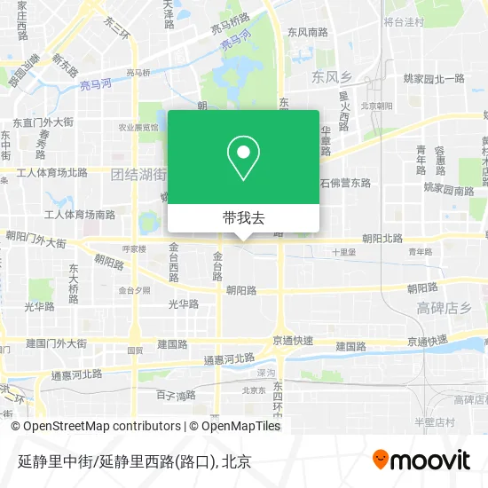 延静里中街/延静里西路(路口)地图