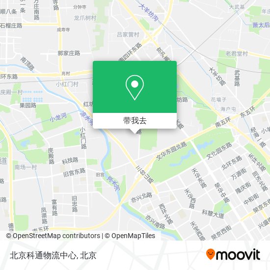 北京科通物流中心地图