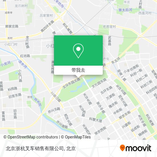 北京浙杭叉车销售有限公司地图