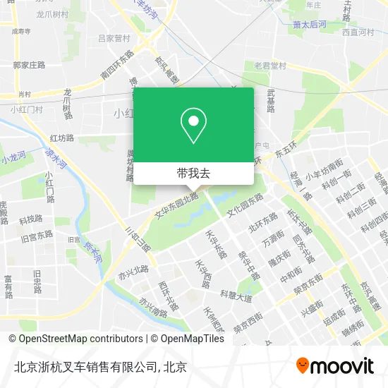 北京浙杭叉车销售有限公司地图